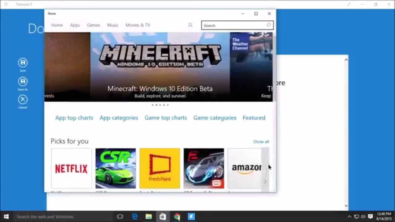 Windows store keeps trying to download game on iphone